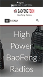 Mobile Screenshot of baofengtech.com