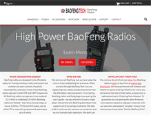 Tablet Screenshot of baofengtech.com